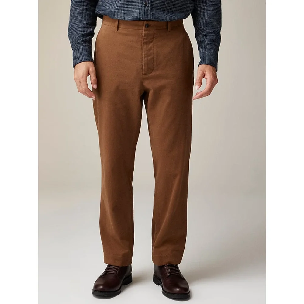 J.Crew Men's Kenmare Relaxed-fit Suit Pants 29x32 Tan Basketweave BM235 NWT